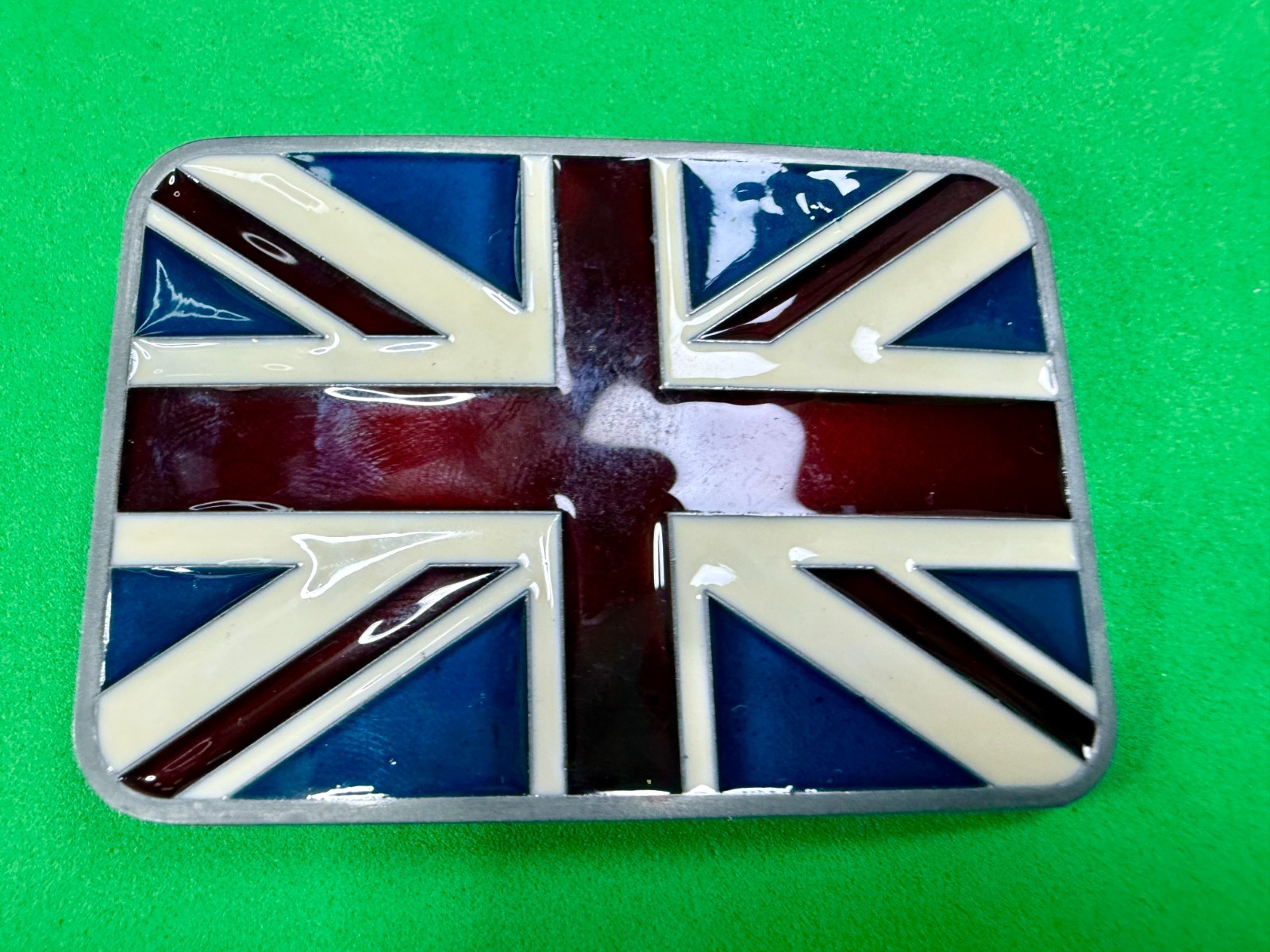 Great Britain Union Flag British Jack United Kingdom Patriotic Belt Buckle