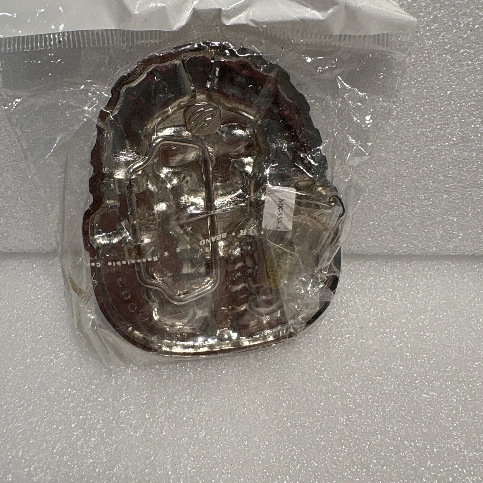 Men&rsquo;s Fashion Silver Finish Skull Pirate Hip Hop Buckle For Belt