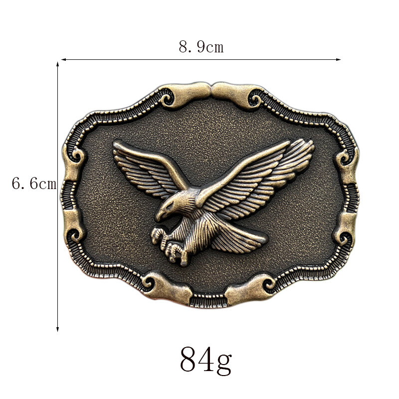 Zinc alloy belt buckle Western denim Eagle belt buckle denim style