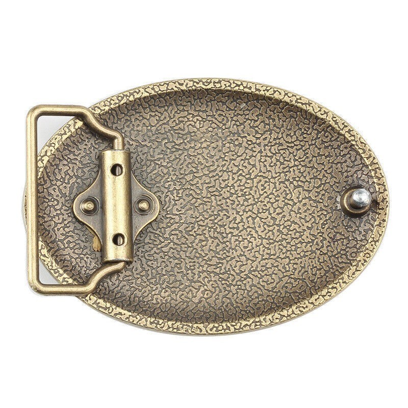 Indian Larry Belt Buckle Western Coyboy Native American Motorcyclists (INLY-01)