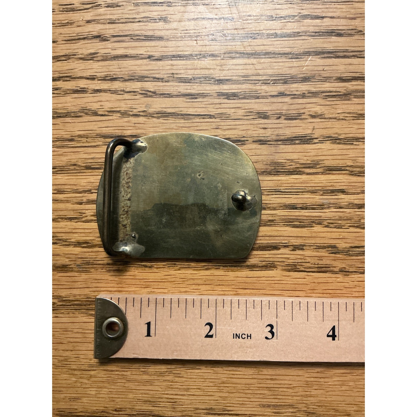 Vintage Brass Pacific Northwest Coast 1st Nations Haida Belt Buckle