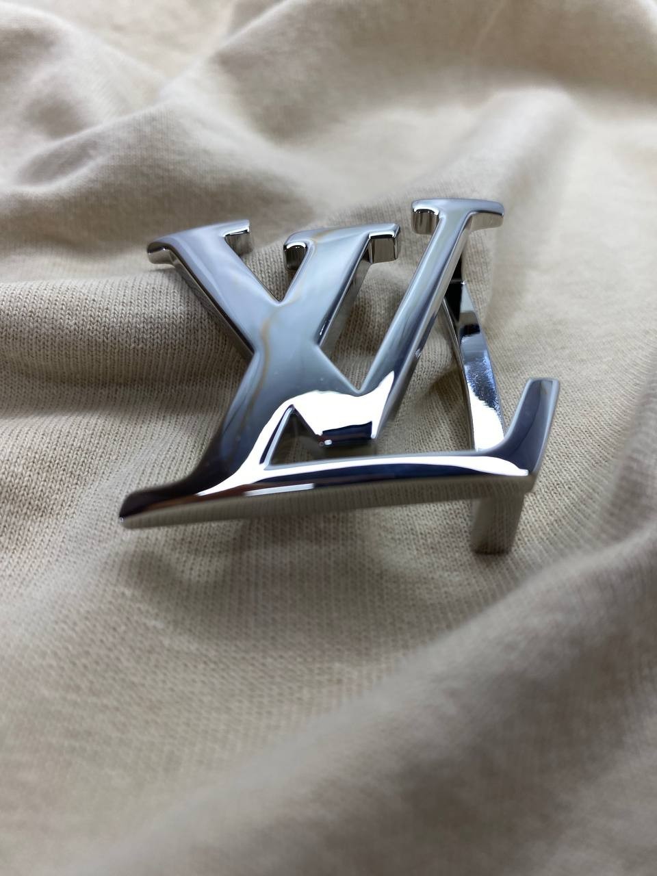 Louis Vuitton LV Initiales 40mm 1.5` Belt Buckle Silver Tone Replacement Buckle