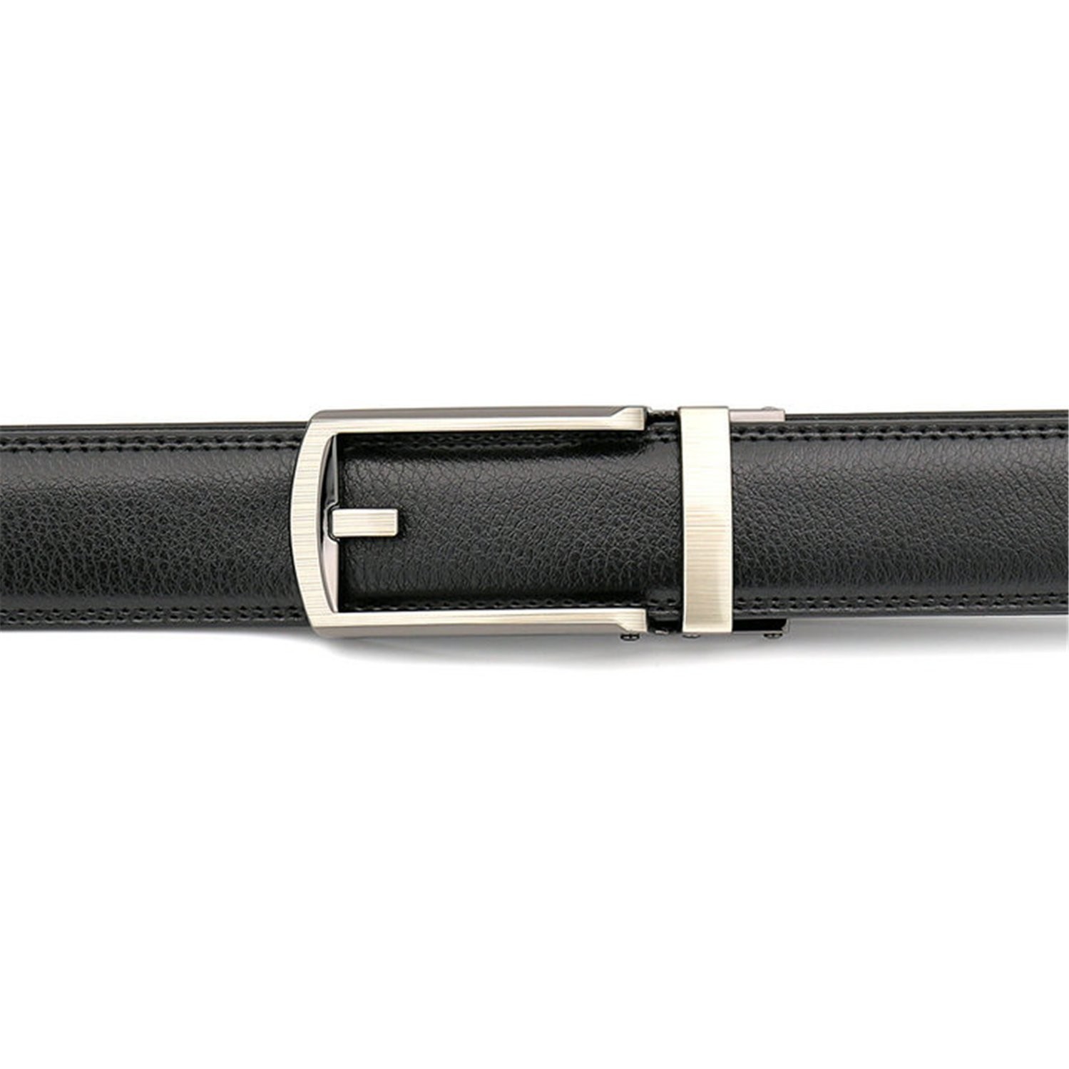 Chemstar Men&rsquo;s Comfort Genuine Leather Belt with One Click Size, Black