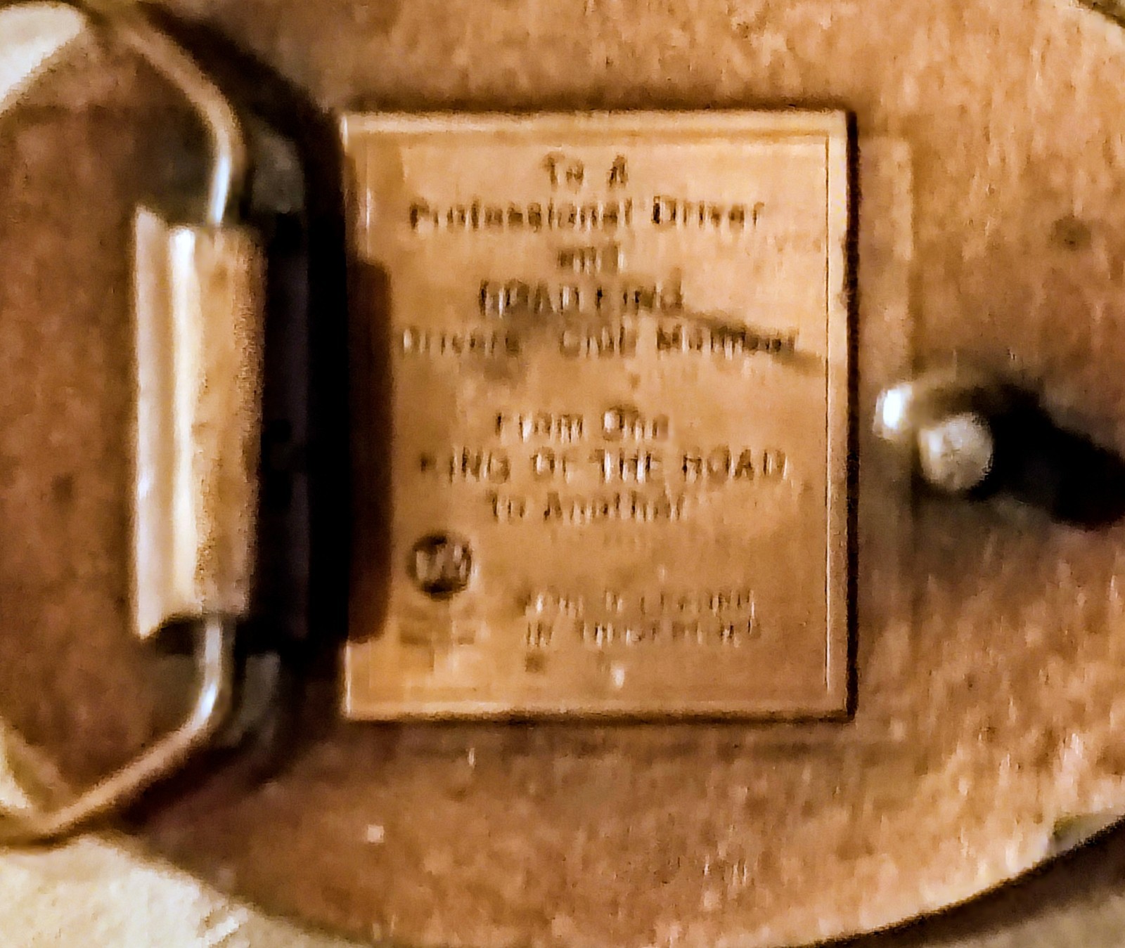 Gold Tone Lion Head Road King Interchangeable Belt Buckle 1.5in Metal
