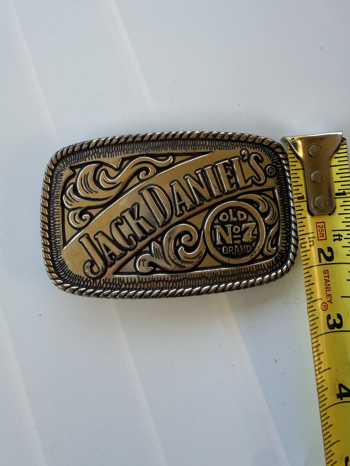 Vintage Collectible Jack Daniel&rsquo;s Old No. 7 Brand 2005 Belt Buckle