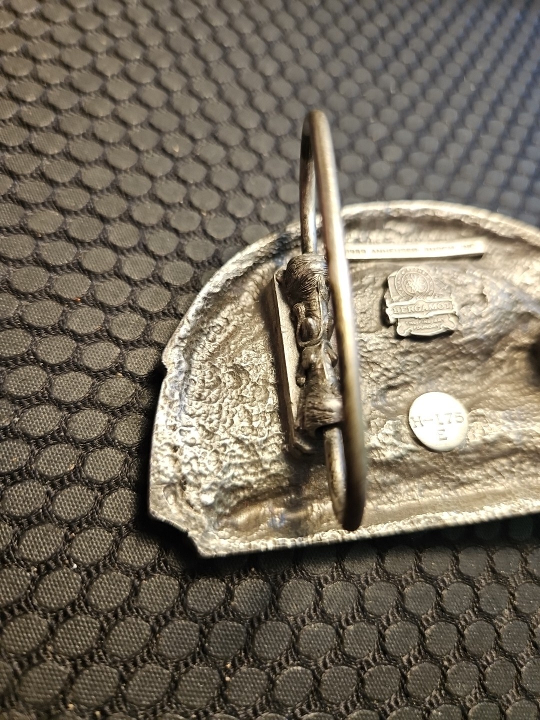 1989 Vintage Budweiser Beer Clydesdales Anhauser Collectible Belt Buckle
