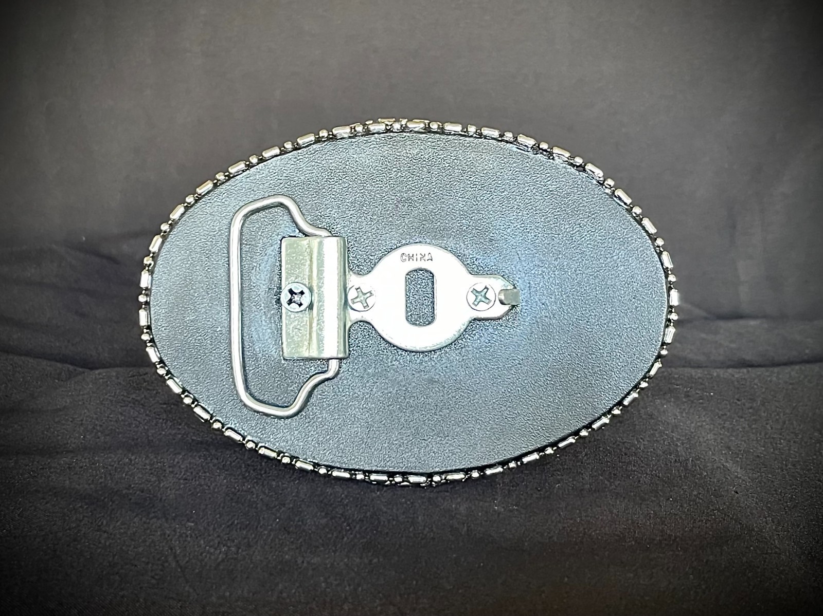 “Alien Excavation” OOAK Belt Buckle 4.5” Sculptural Textured Darren McNeese