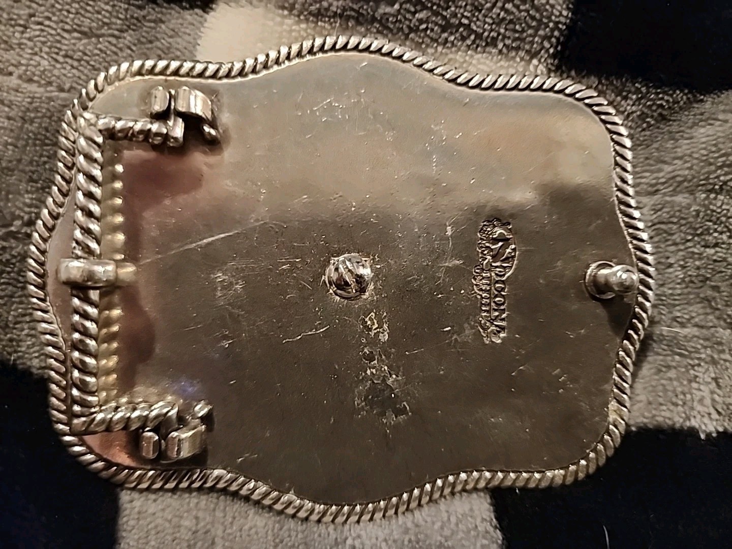 NOCONA STEER SKULL MOTIF ROPE EDGE – ACC BUCKLE – 3798664