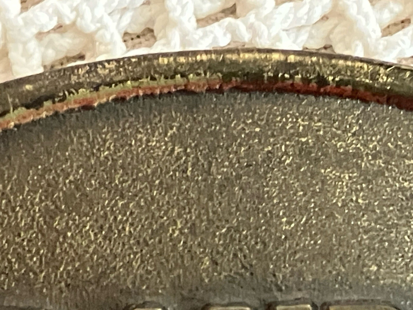 Vintage 1982 The Great American Buckle Co. USA Brass Oval Grandpa Belt Buckle