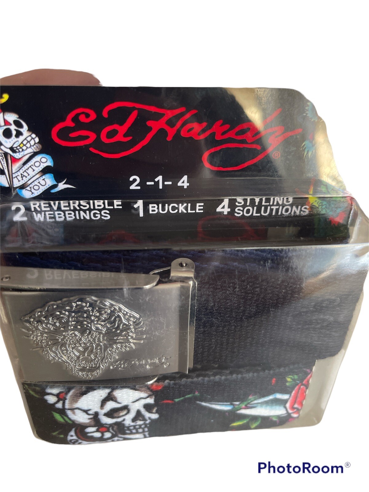 new Ed Hardy 2 Belt Buckes