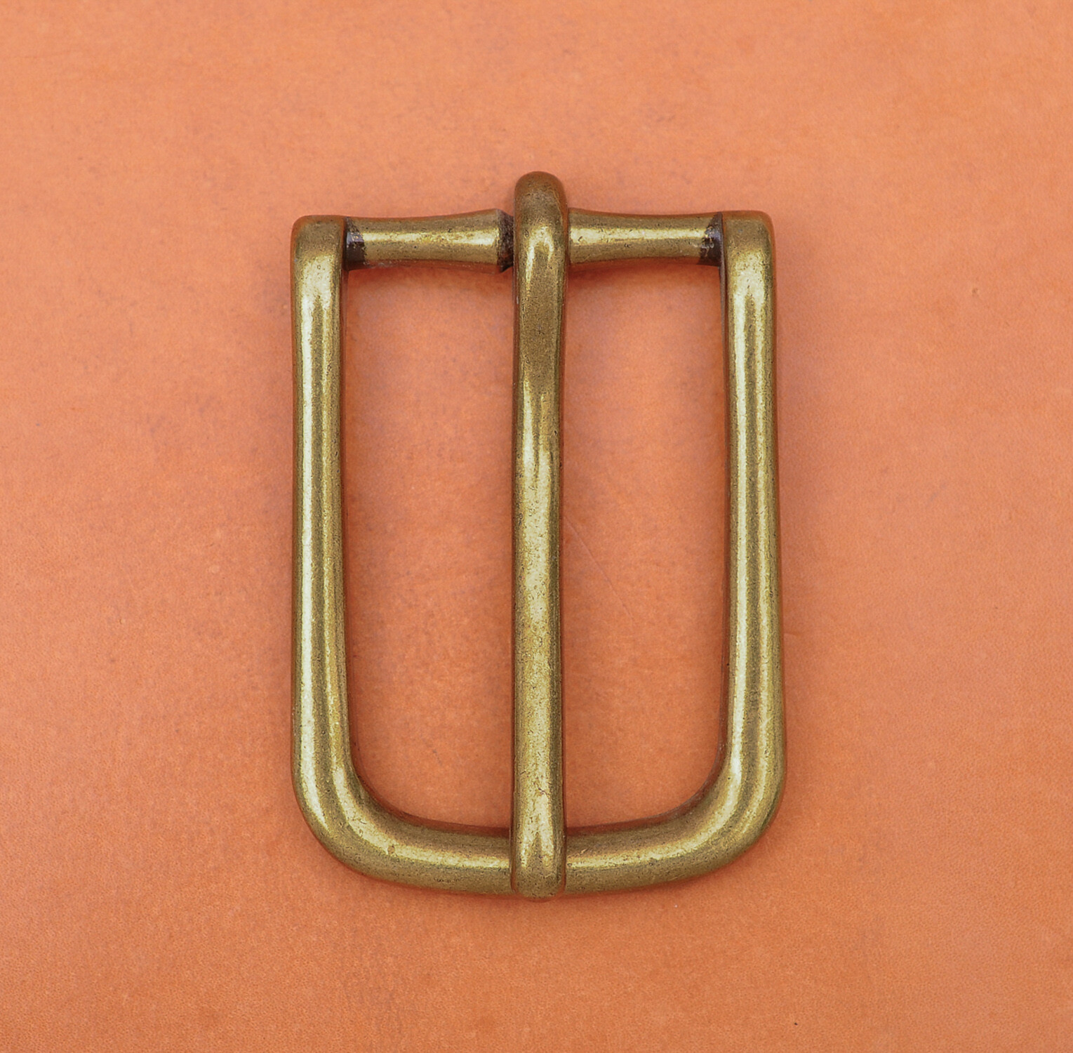 Antique Brass Long Big Heavy Single Pin Leather Belt Buckle fits 40mm Strap