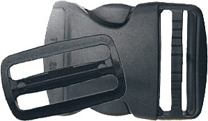 Liberty Mountain 5/8&Prime; Side Release Buckle with Slider | Adjustable Ladderlock