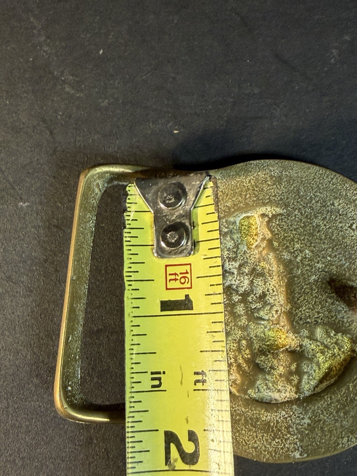 Vintage Blacksmith Brass Belt Buckle Buck Go Inc.
