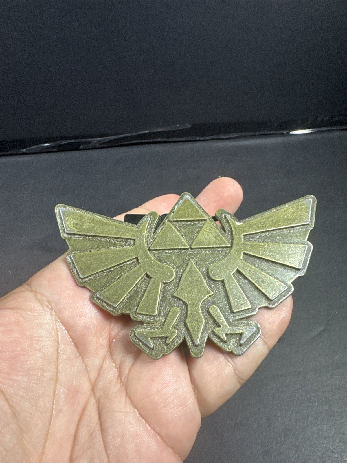 The Legend Of Zelda Belt Buckle Nintendo Gold 2016 Rare