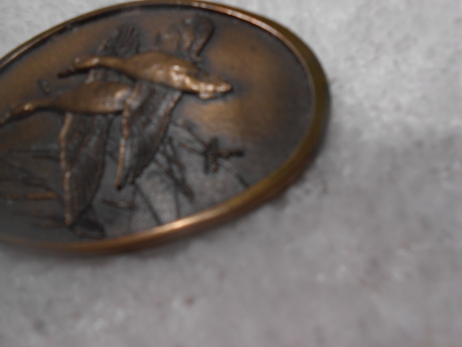 Wild Wings Inc. Lake City, Minnesota 55041 Brass Ducks Belt Buckle