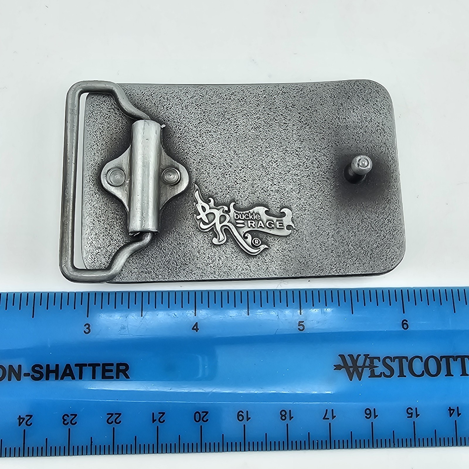 Rectangular Silver Color Craft Project Belt Buckle Make your own DIY Design!