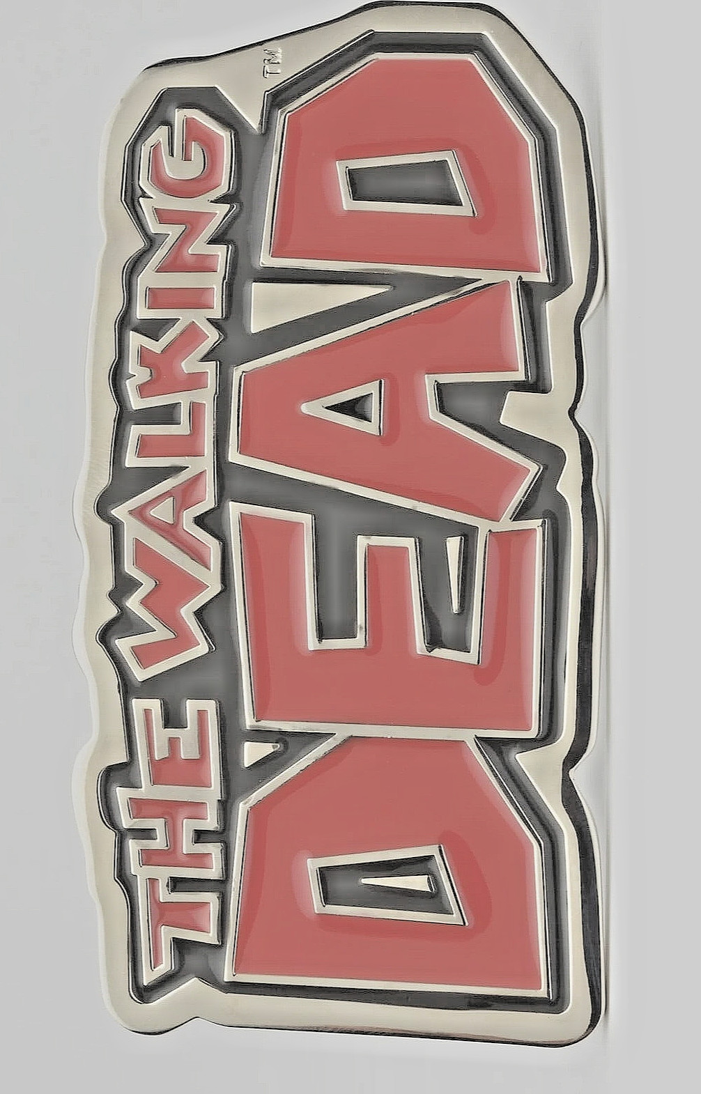 Walking Dead Belt Buckle TV Series Red Metal Rare Halloween Cosplay Rock Rebel