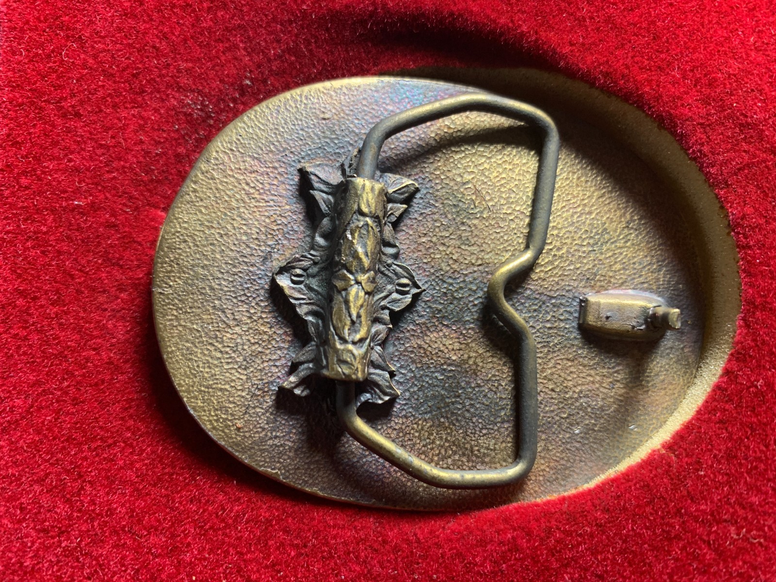 Vintage NRA Golden Eagles Belt Buckle with Original Box