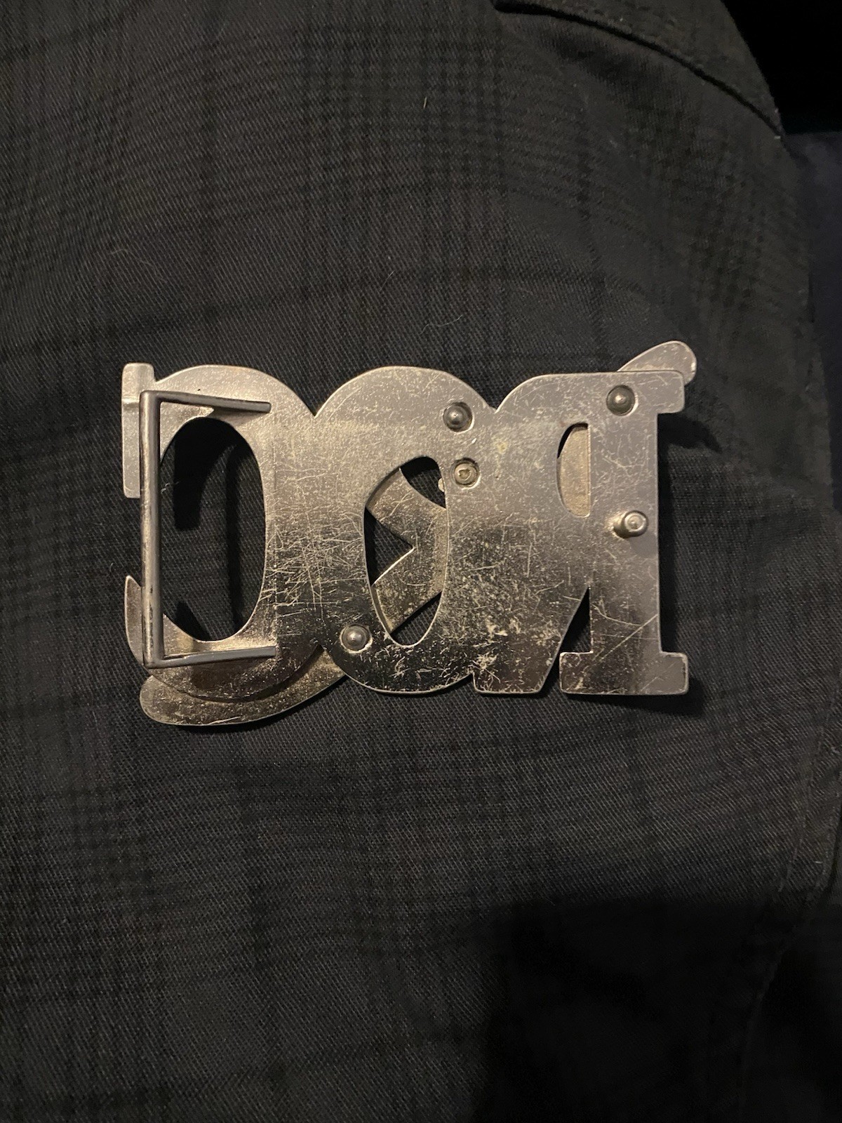 Rocawear Silver Metal Logo Belt Buckle Shiny Interchangeable Fits 1.5in