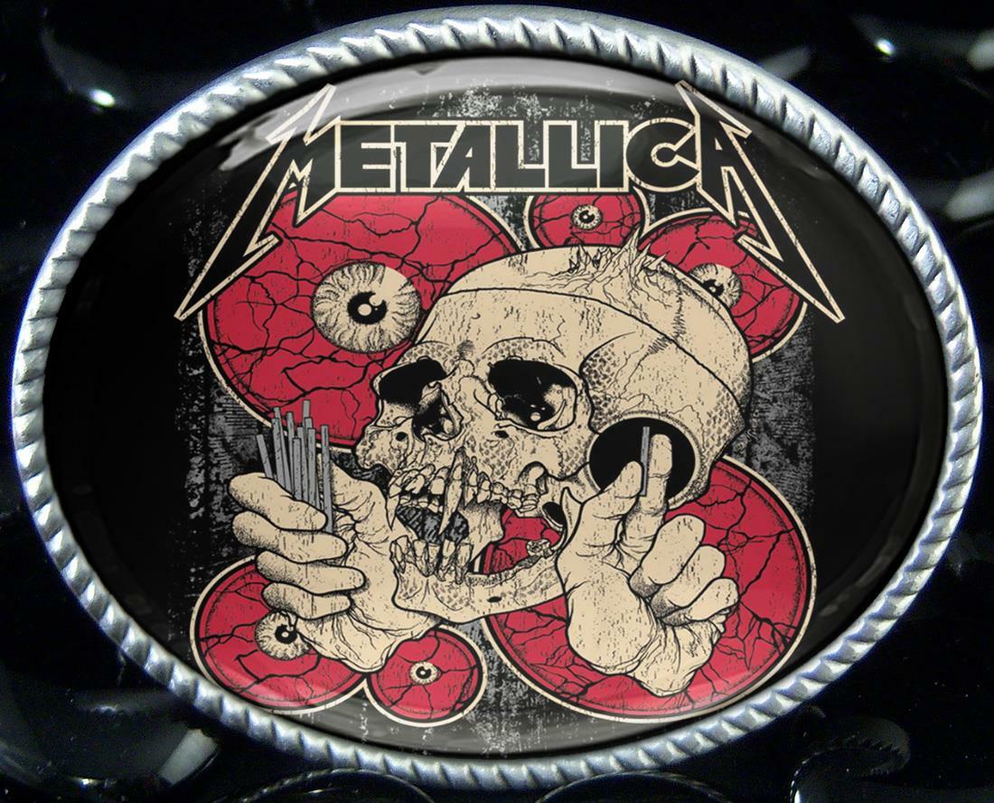 Metallica 80&rsquo;s Heavy Metal Band Handmade Artisan Belt Buckle