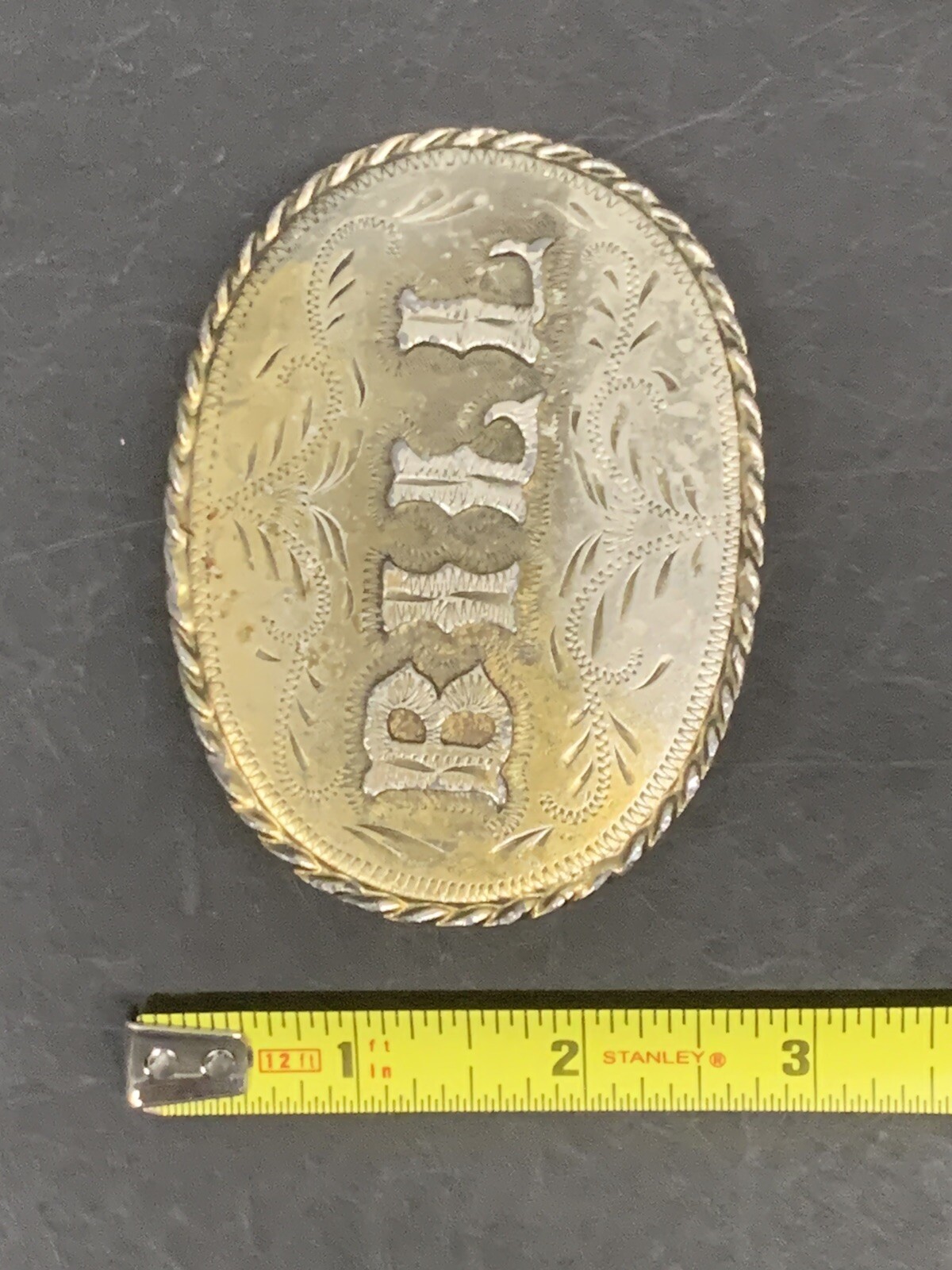 Spec Cast Belt Buckle Bill Personalized Vintage 1981 Denver, CO USA