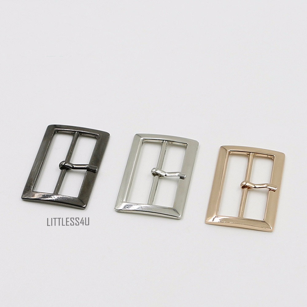 2x 2-5cm Alloy Pin Buckle Accessories for Waistband Belt Bag Jacket Shoes DIY