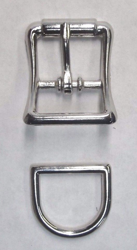 Lot Set of 100 3/4&Prime; Center Bar Buckles with D rings 200 pieces total USA quality