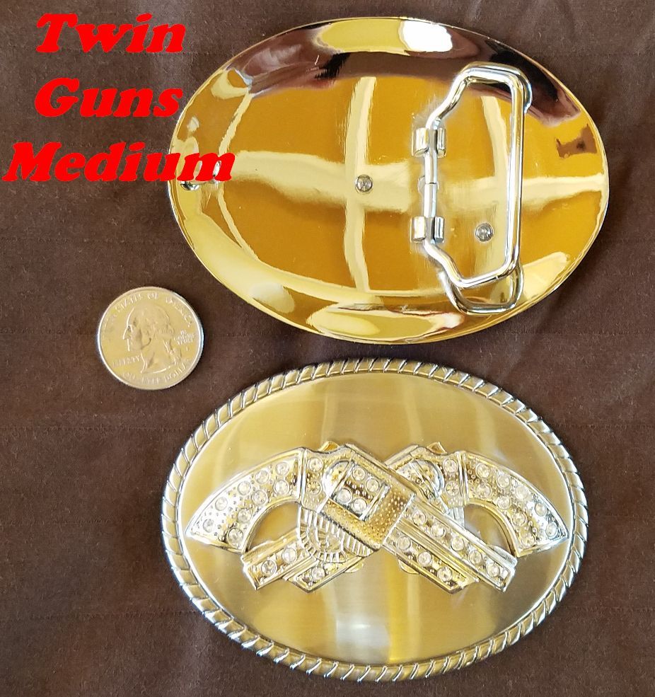 Guns Motorcycle Superman Maple HUGE RODEO BIG COWBOY WESTERN SHINE BELT BUCKLE