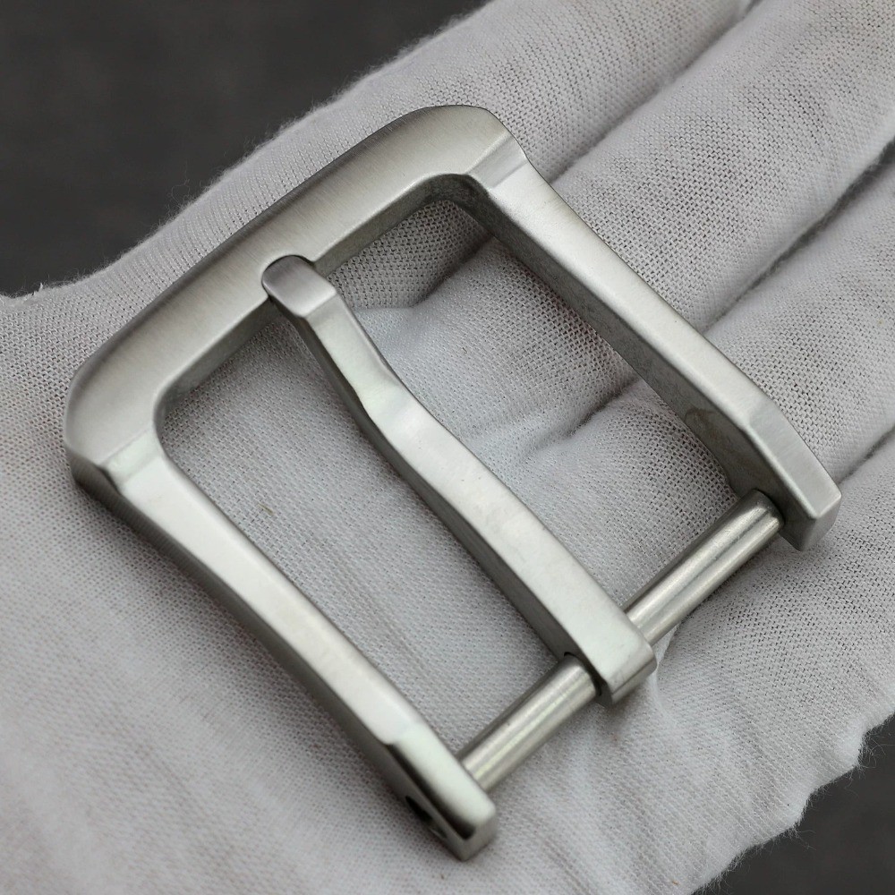 Stainless Steel Single Prong Belt Buckle Removable Clip for 3.8cm Wide Belt