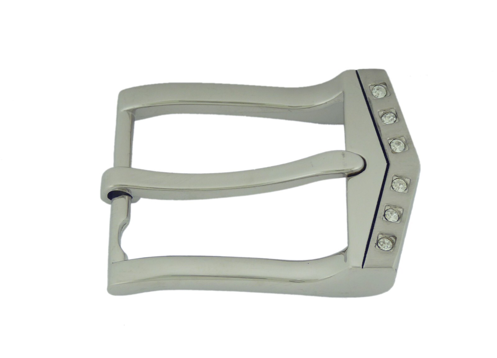 Pin Belt Buckles for Men&rsquo;s Fits 1.25″ inch 32 mm Jeans Belt Silver Blinged Style