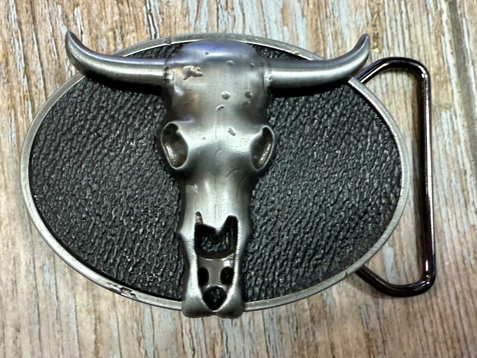 Southwestern Longhorn Skull WaistLand 2006 Belt Buckle by Silver Moon Creations