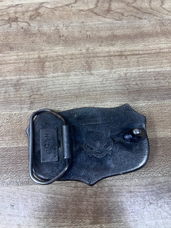 Article II The Right To Keep & Bear Arms Belt Buckle Eagle Shield Arrow USA Guns