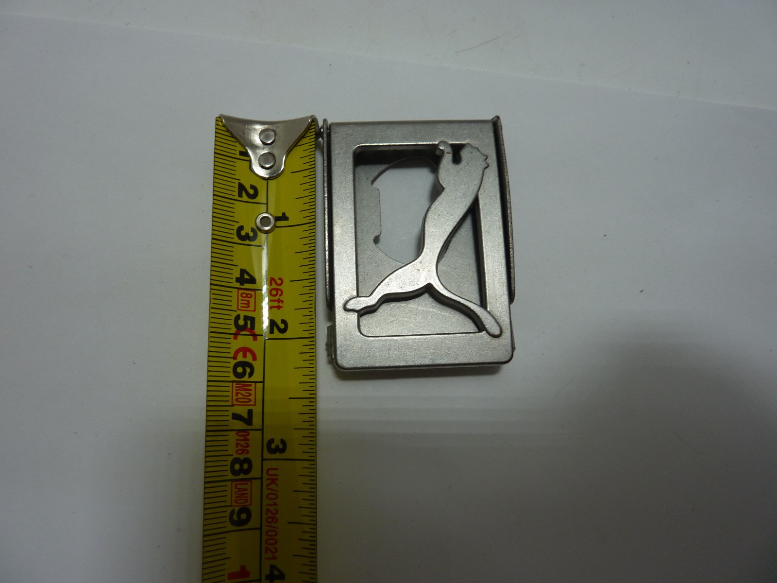 Genuine Puma REPLACEMENT Metal Belt Buckle 2.5&Prime; Wide x 1.7&Prime; Tall Inches