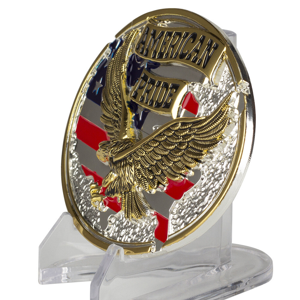 American Eagle Belt Buckle Men Western Cowboy Motorcycle Riding