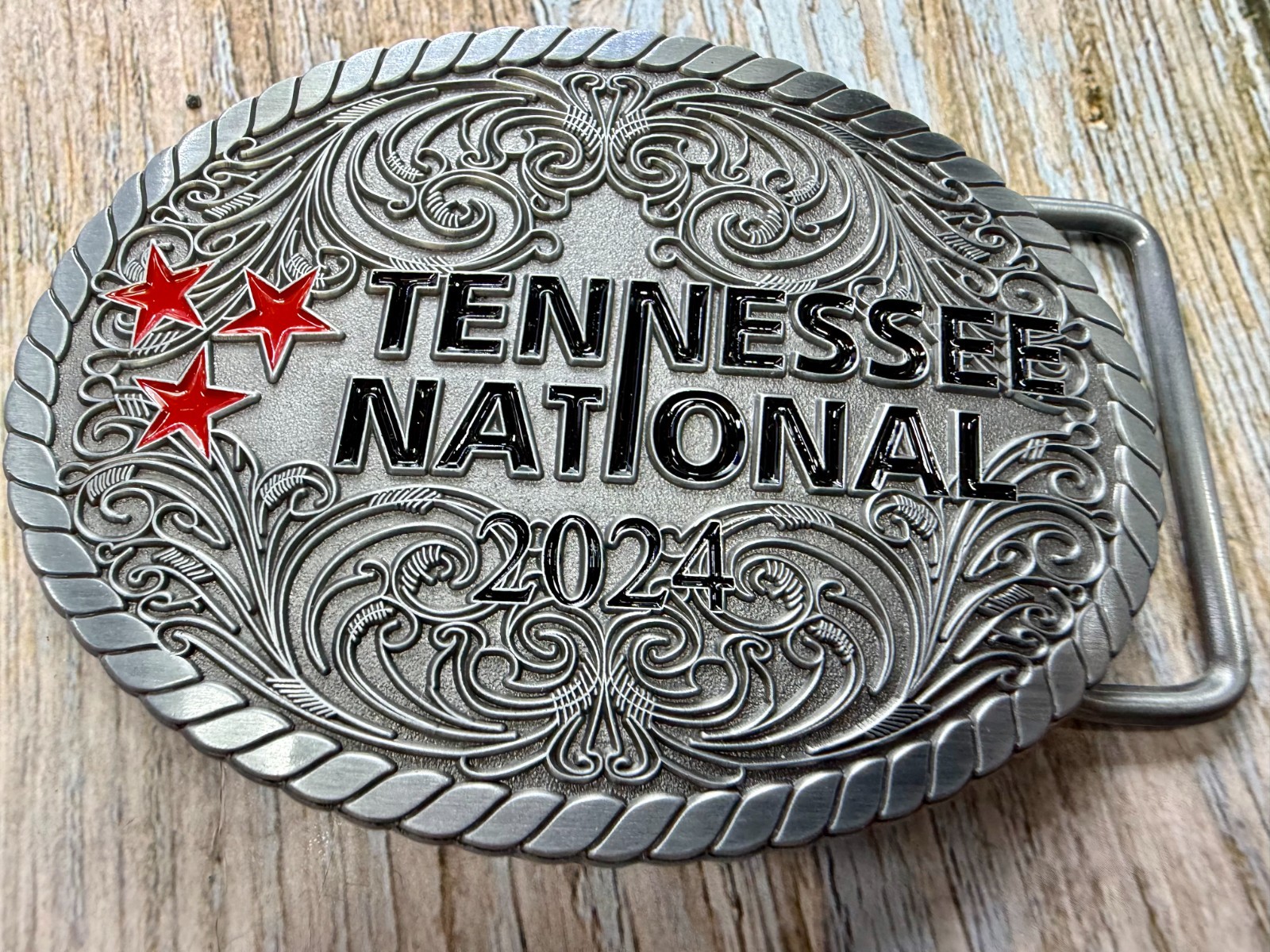Tennessee National 2024 4th Place U21 Women&rsquo;s Enduro Trophy Award Belt Buckle