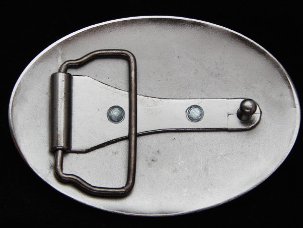 OC15145 REALLY NICE **BRONC RIDER** RODEO WESTERN & COWBOY SILVERTONE BUCKLE