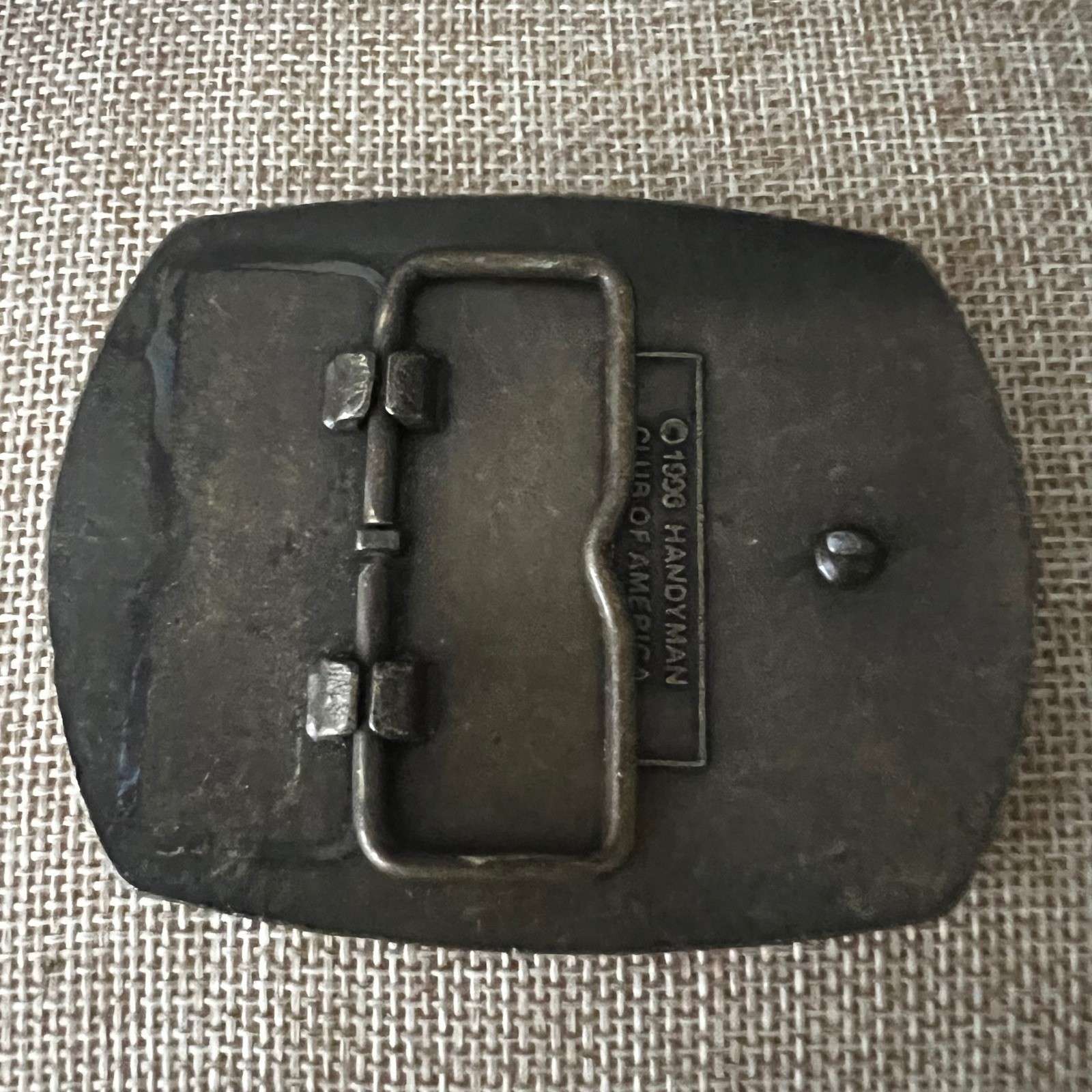 Vintage 1996 Handyman Club of America Life Member Belt Buckle One Size Americana