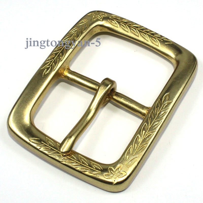 Solid Brass Belt Buckle Men&rsquo;s Pin Belt Buckles Fits For 1.5 inches Belt
