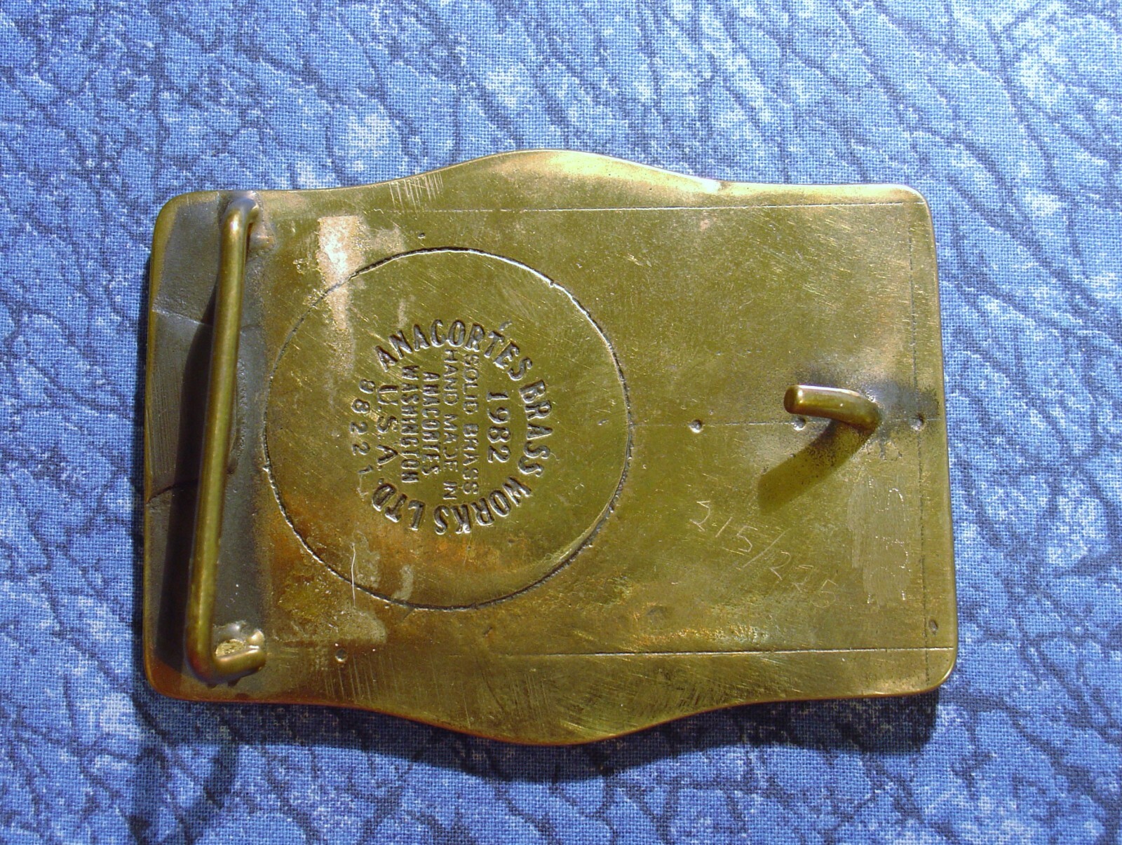 US Borax 20 Twenty Mule Team 1957-1982 Boron, CA Truck Shop Mining Belt Buckle