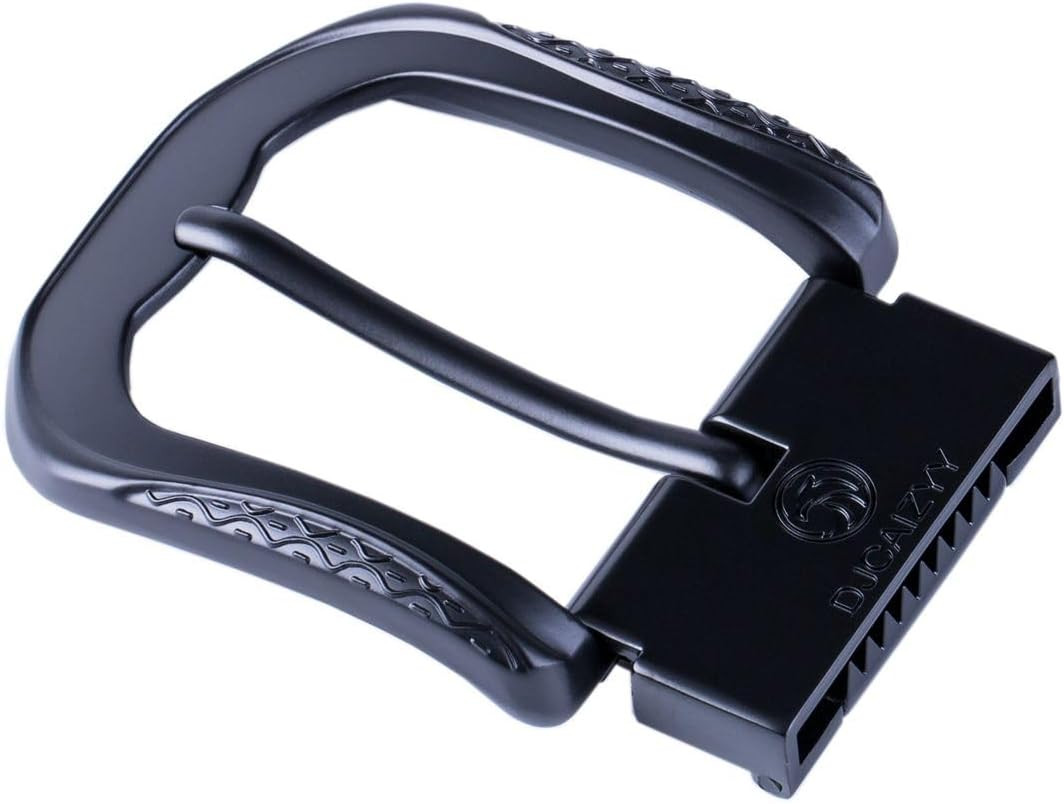 Belt Buckle Replacement Belt Buckle Removable Heavy Duty Classic Black 1.5&Prime;