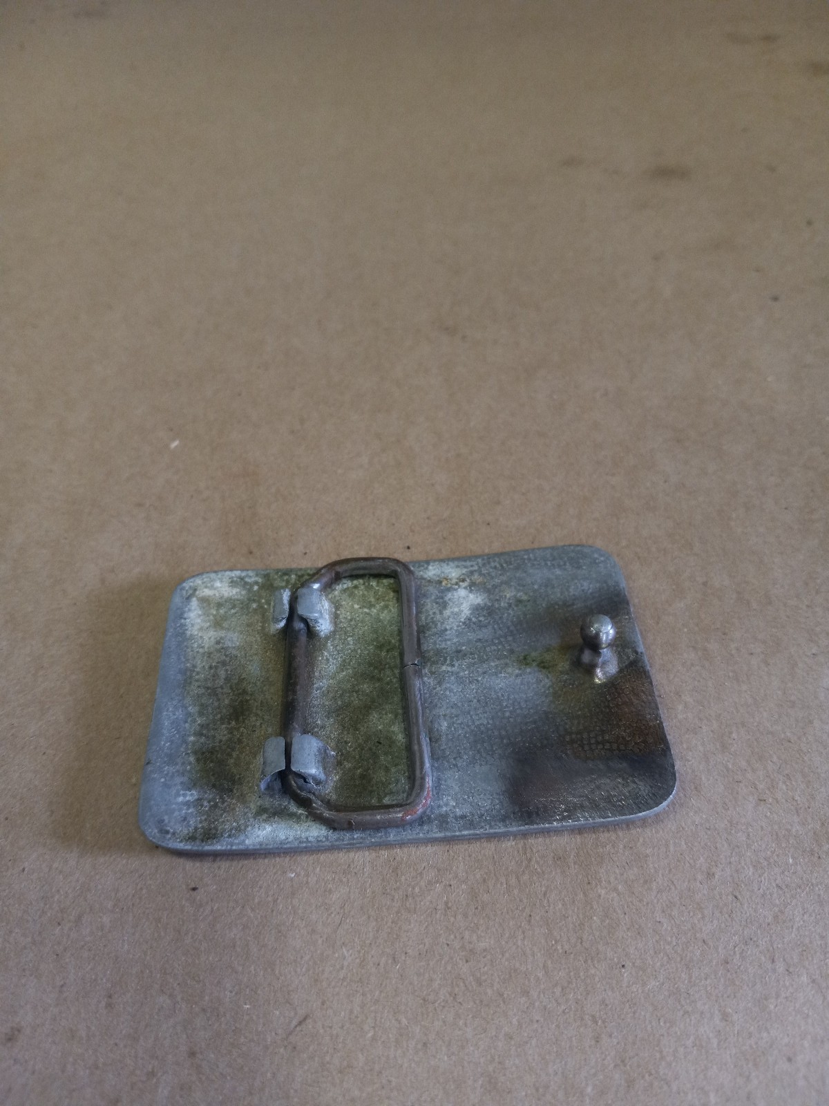 Vintage Winchester Repeating Arms Pewter Belt Buckle