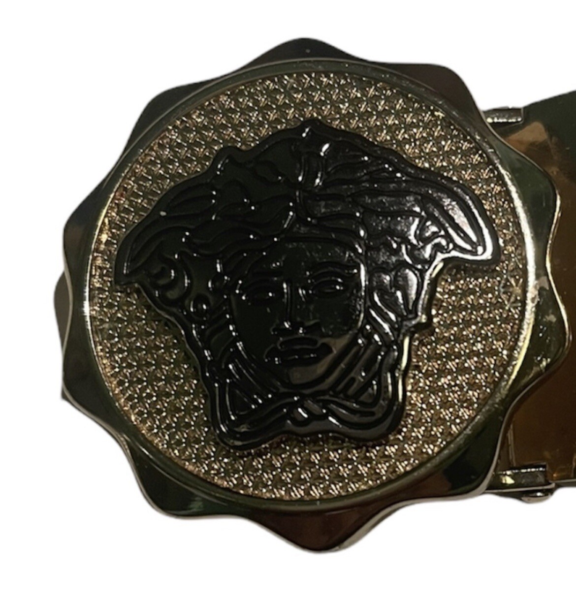 Versace belt buckle medusa