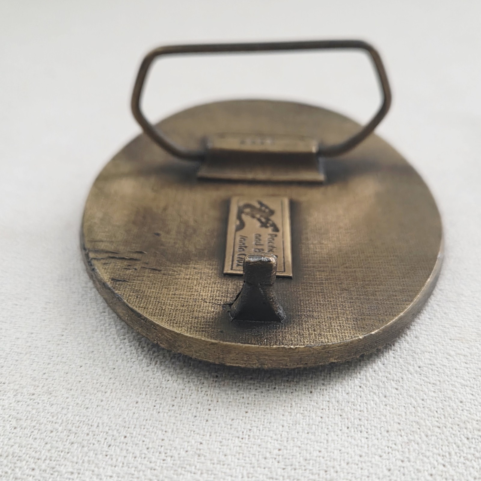 Belt Buckle – Pacific Brass and Buckle Indiana Metal Craft 1983 Las Vegas Slots