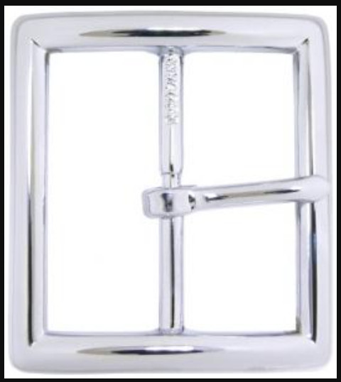 DUTYMAN 9031 GARRISON DUTY WORK UNIFORM REPLACEMENT NICKEL BELT BUCKLE 1.75&Prime;