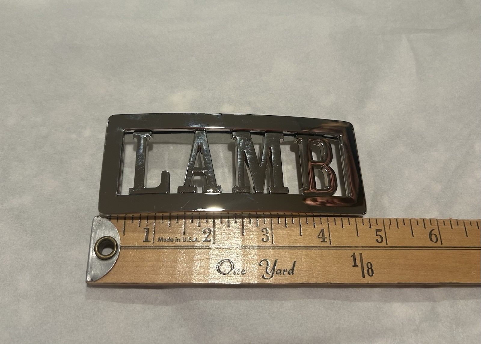 GWEN STEFANI L.A.M.B. LAMB NO DOUBT Belt Buckle