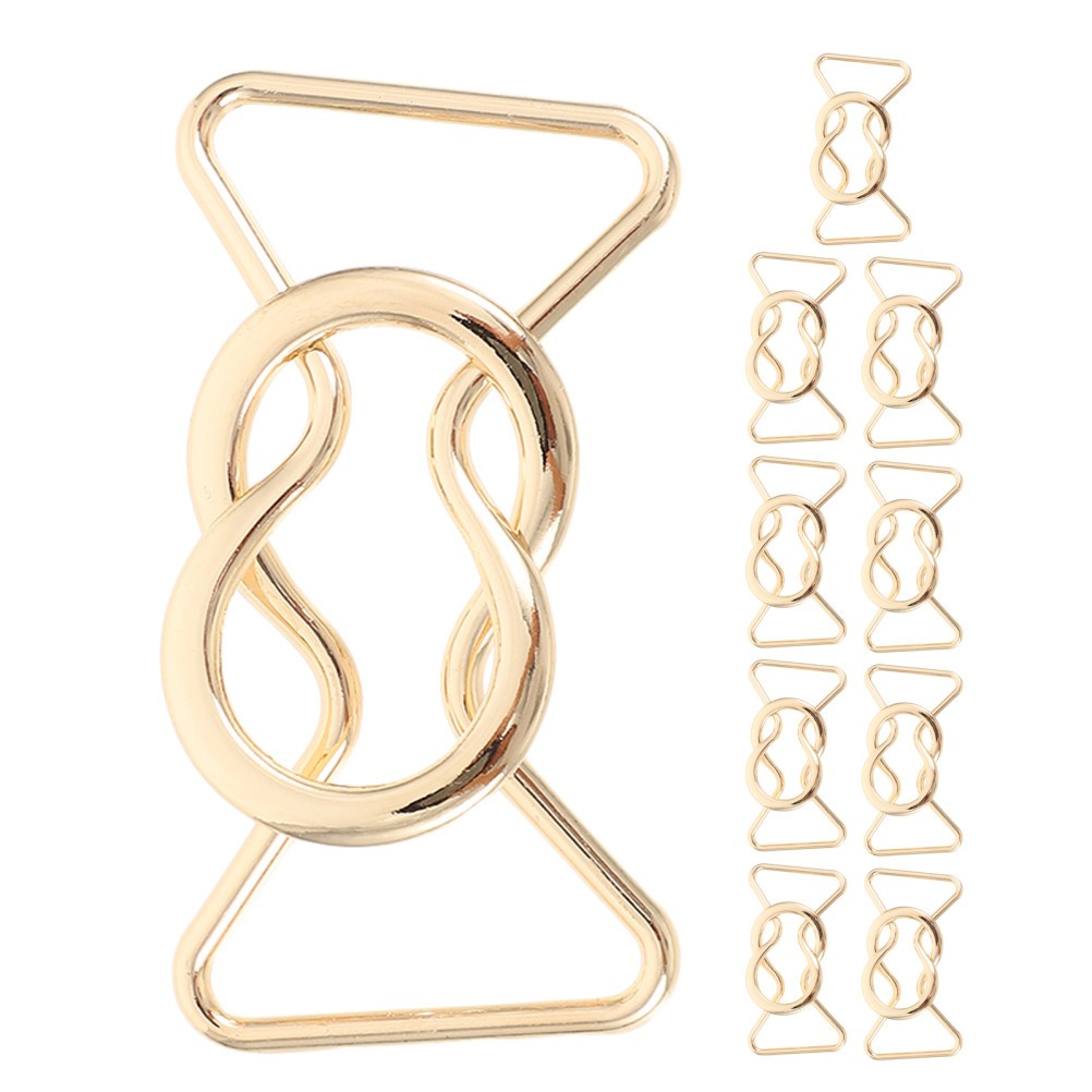 10 Pairs Coat Buckles for Belts Clothing Accessories and Hardware