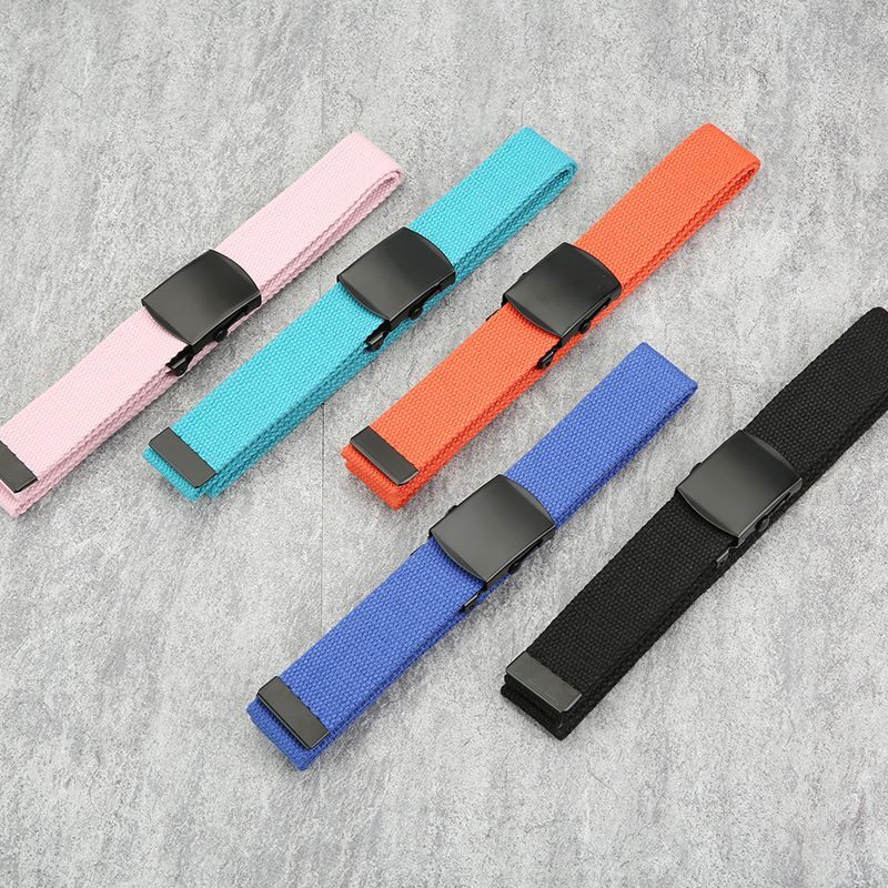 Nylon Belt Alloy Buckle -Versatile Classic Stylish Fashion Accessory 3.8CM Width