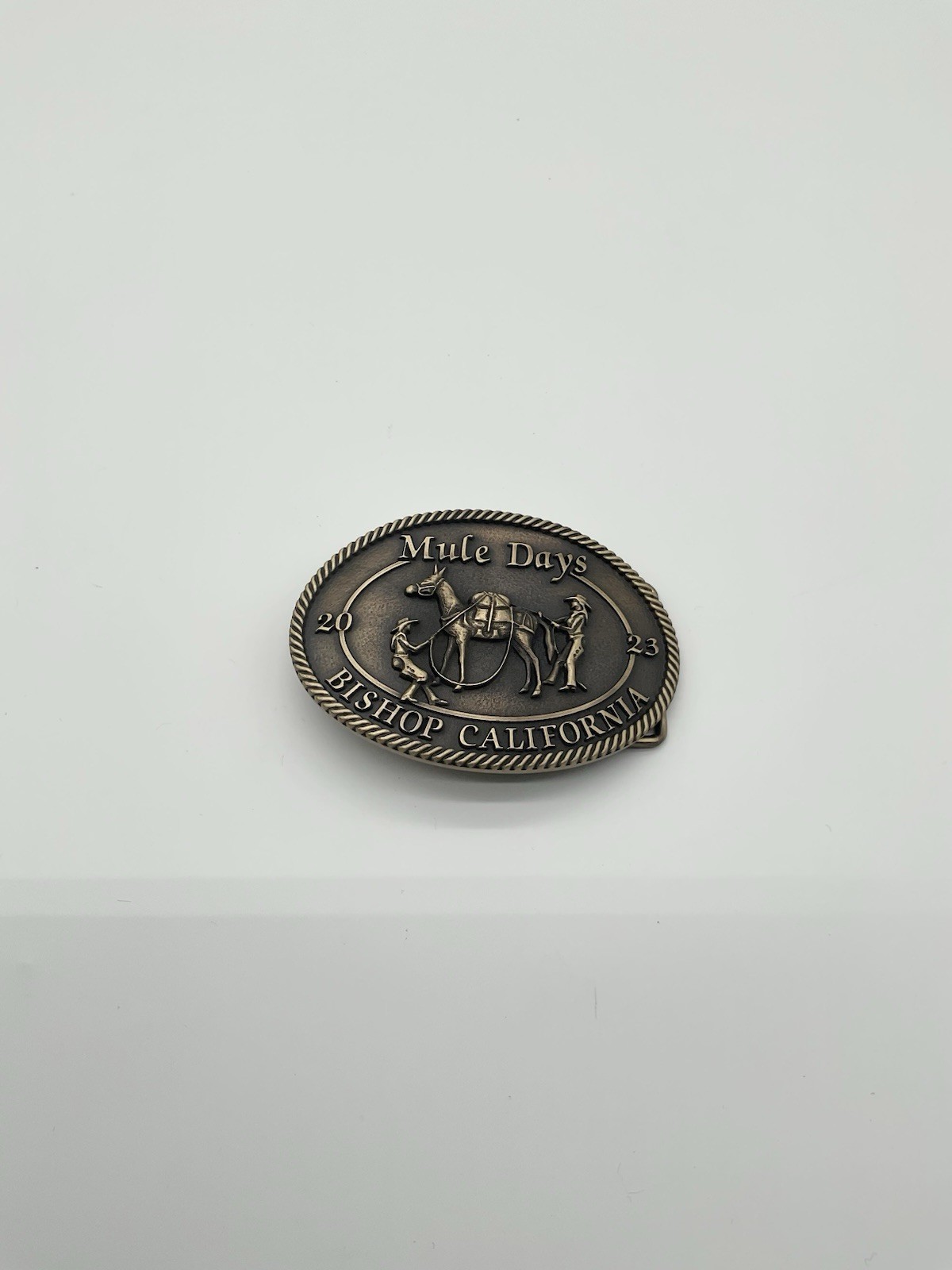 Mule Days Bishop California 2023 Montana Silversmiths Buckle!!S1