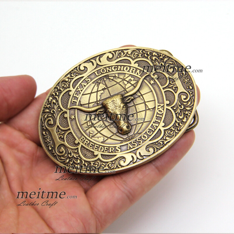 1 1/2 Belt Buckle Brass for men Vintage Works Buckles Pin Hippie Western DIY Lot