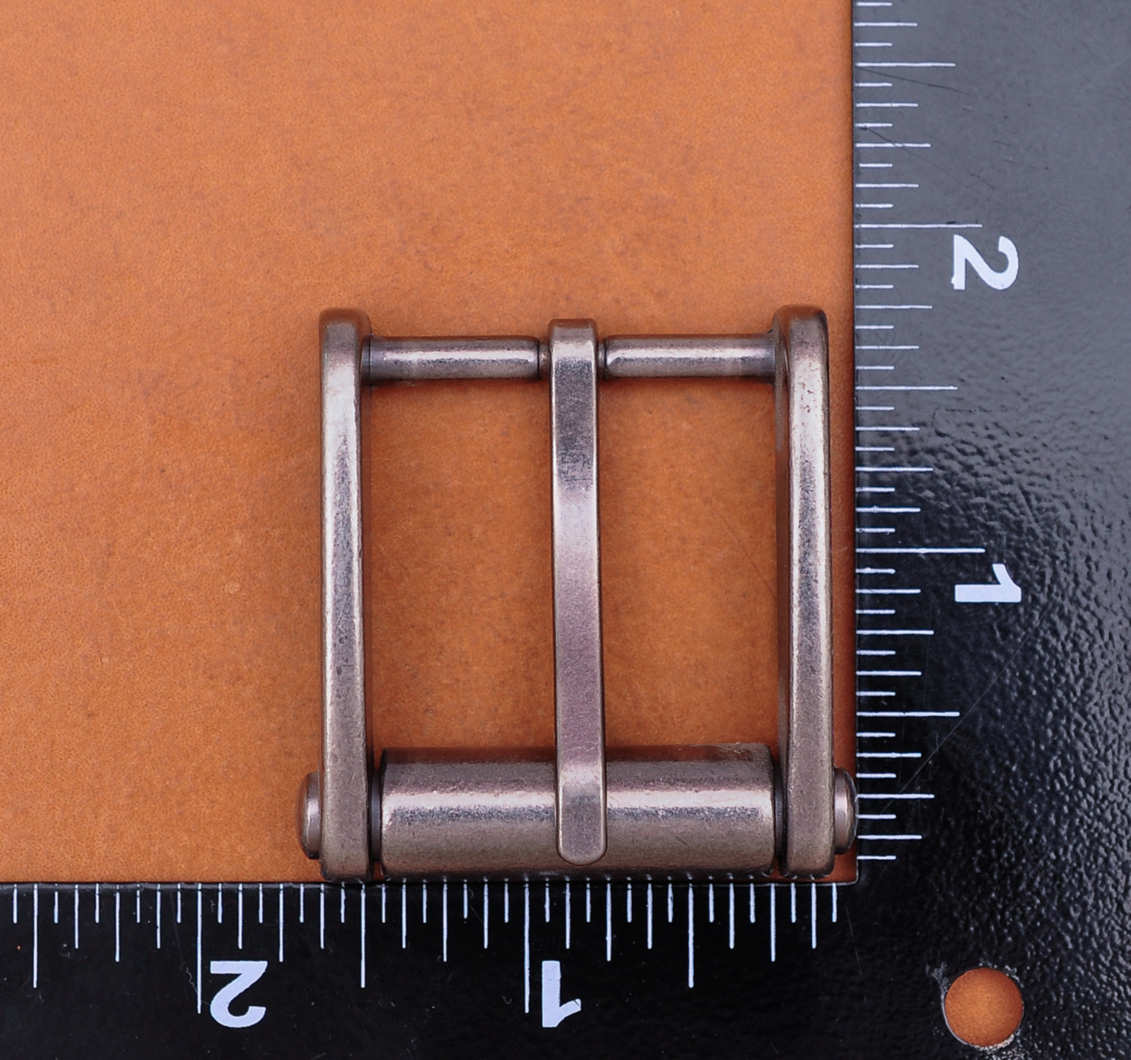 Novelty Mens Retro Single Prong Pin Metal Belt Buckle 32mm Silver Color